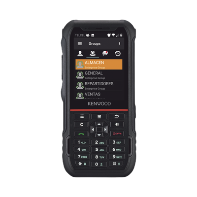 Smartphone con PTT, MIL-STD-810, 4G LTE, WiFi, GPS, Bluetooth, IP68, Gorilla Glass 1, Intrnseco