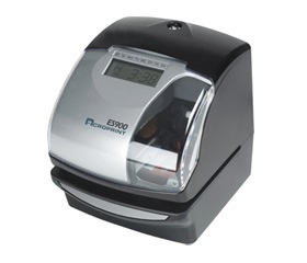 ES900 ACROPRINT CHECADOR DE ASISTENCIAS, RECEPTOR DE DOCUMENTOS Y FOLIADOR. www.cinse.com.mx CINSE RELOJ CHECADOR, RECEPTOR DE DOCUMENTOS Y FOLIADOR, USO DE TARJETAS ESTÁNDAR, MAS DE 300 FORMATOS DE IMPRESIÓN, NUMERACIÓN CONSECUTIVA DE 1 A 8 DIGITOS, SELECCIÓN DE 13 MENSAJES O DISPONIBILIDAD DE DISEÑAR MENSAJES.