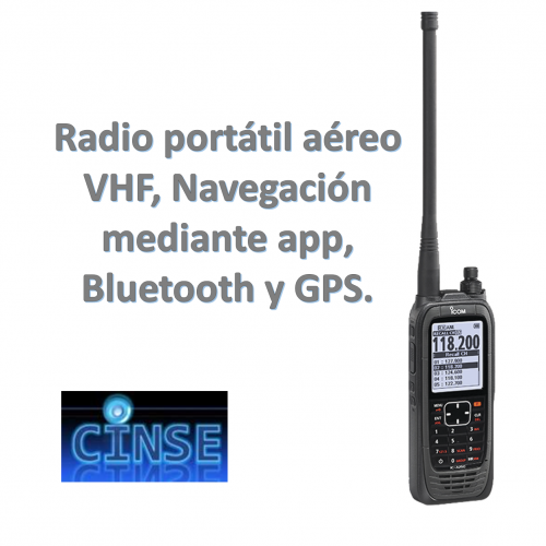 Radio Transceptor VHF de Banda Aérea IC-A25C