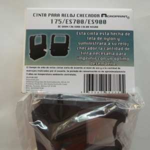 Cinta para reloj checador Acroprint ES700/ES900 color negro de Nylon.